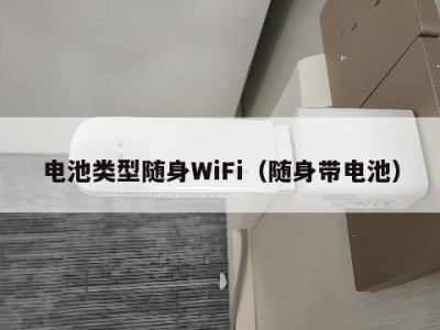 电池类型随身WiFi（随身带电池）
