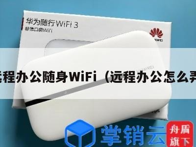 远程办公随身WiFi(远程办公怎么弄)