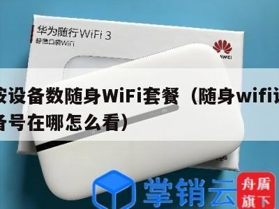 按设备数随身WiFi套餐（随身wifi设备号在哪怎么看）
