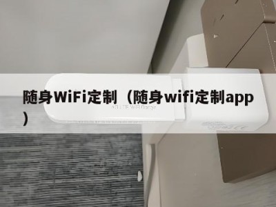 随身WiFi定制（随身wifi定制app）