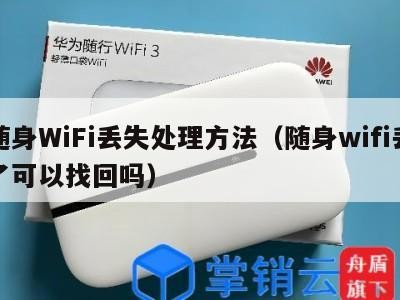 随身WiFi丢失处理方法（随身wifi丢了可以找回吗）