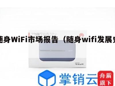 随身WiFi市场报告（随身wifi发展史）
