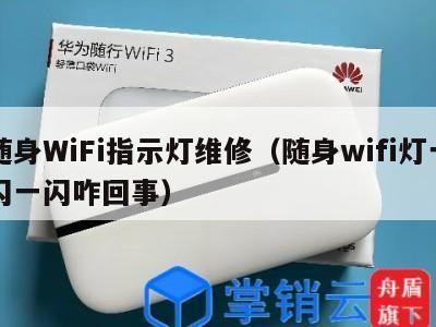 随身WiFi指示灯维修（随身wifi灯一闪一闪咋回事）