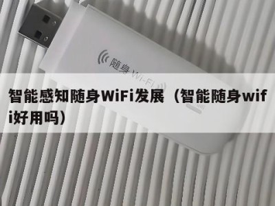 智能感知随身WiFi发展（智能随身wifi好用吗）