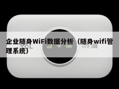 企业随身WiFi数据分析（随身wifi管理系统）