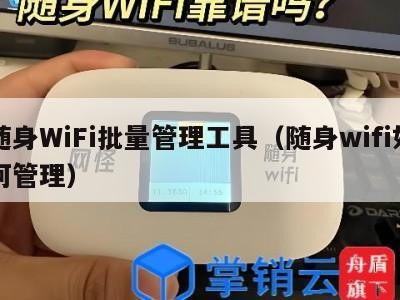 随身WiFi批量管理工具(随身wifi如何管理)
